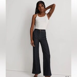 Madewell High Rise Dark Wash Denim